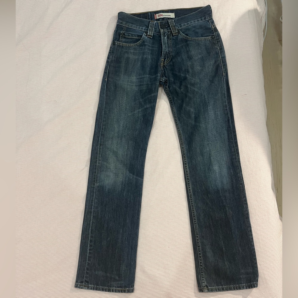 Levi's Dark Blue Straight Leg Jeans
